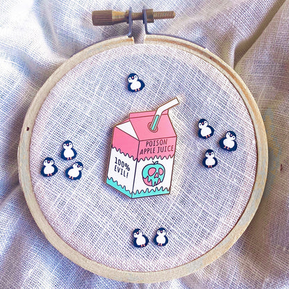 Poison apple juice needle minder, second view