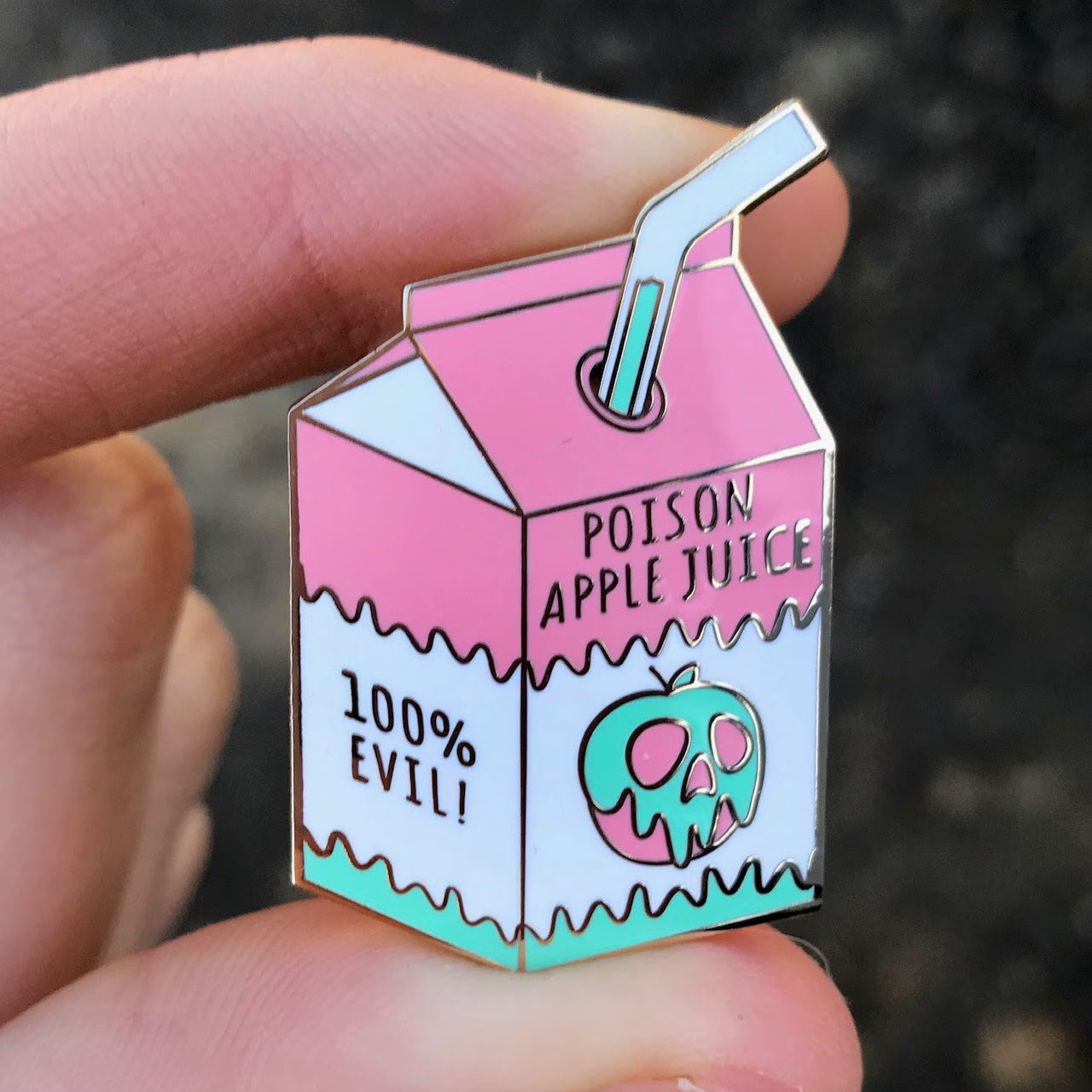 Poison Apple Juice, D&D enamel pin