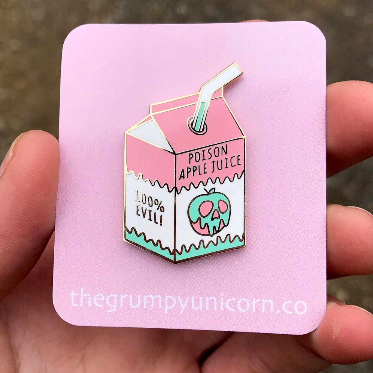 Poison Apple Juice, D&D enamel pin