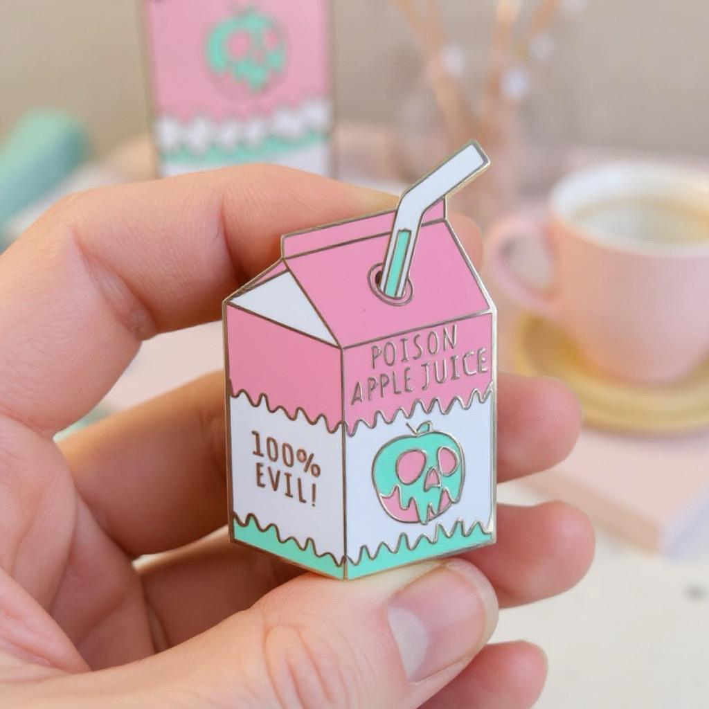 Poison Apple Juice, D&D enamel pin