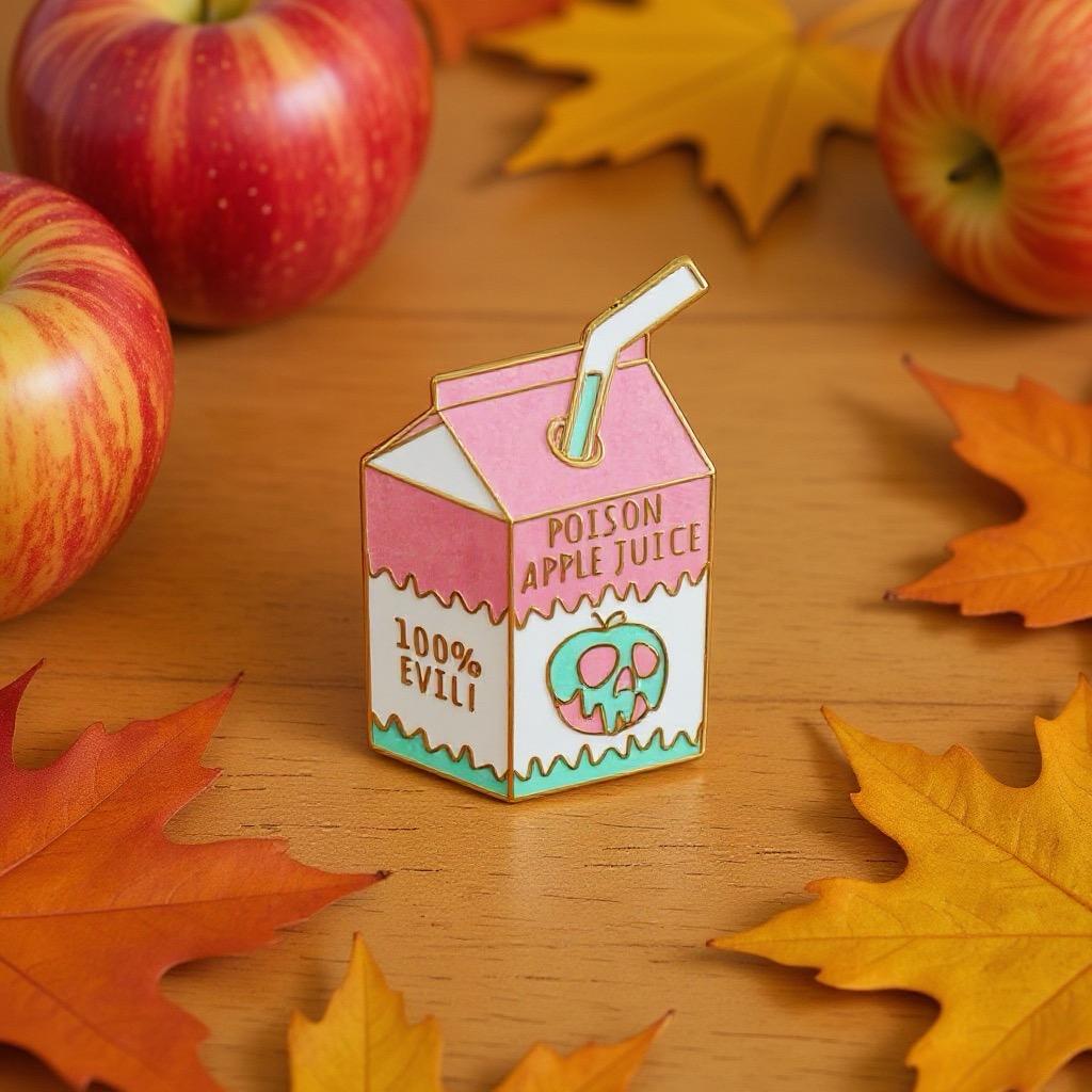Poison Apple Juice, D&D enamel pin