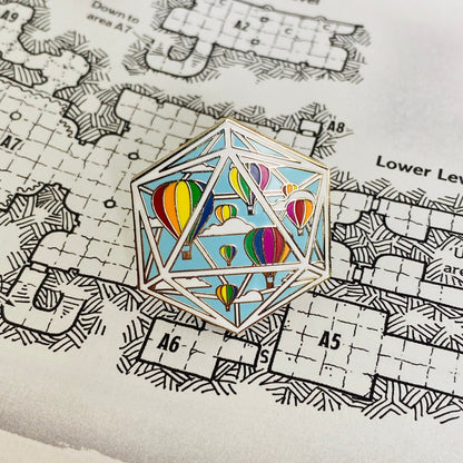 Pride Portal, D&D enamel pin