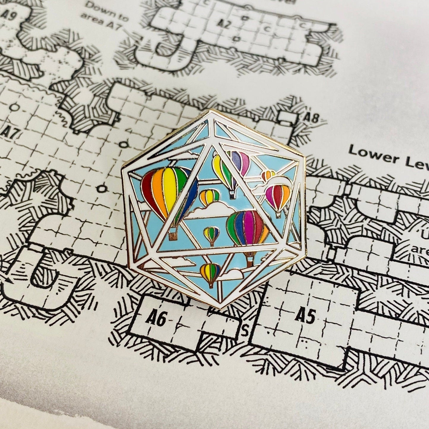 Pride Portal, D&D enamel pin