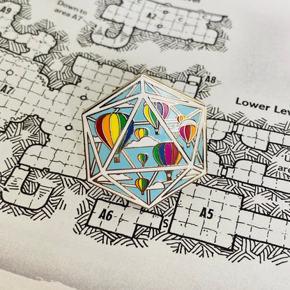 Pride Portal, D&D enamel pin