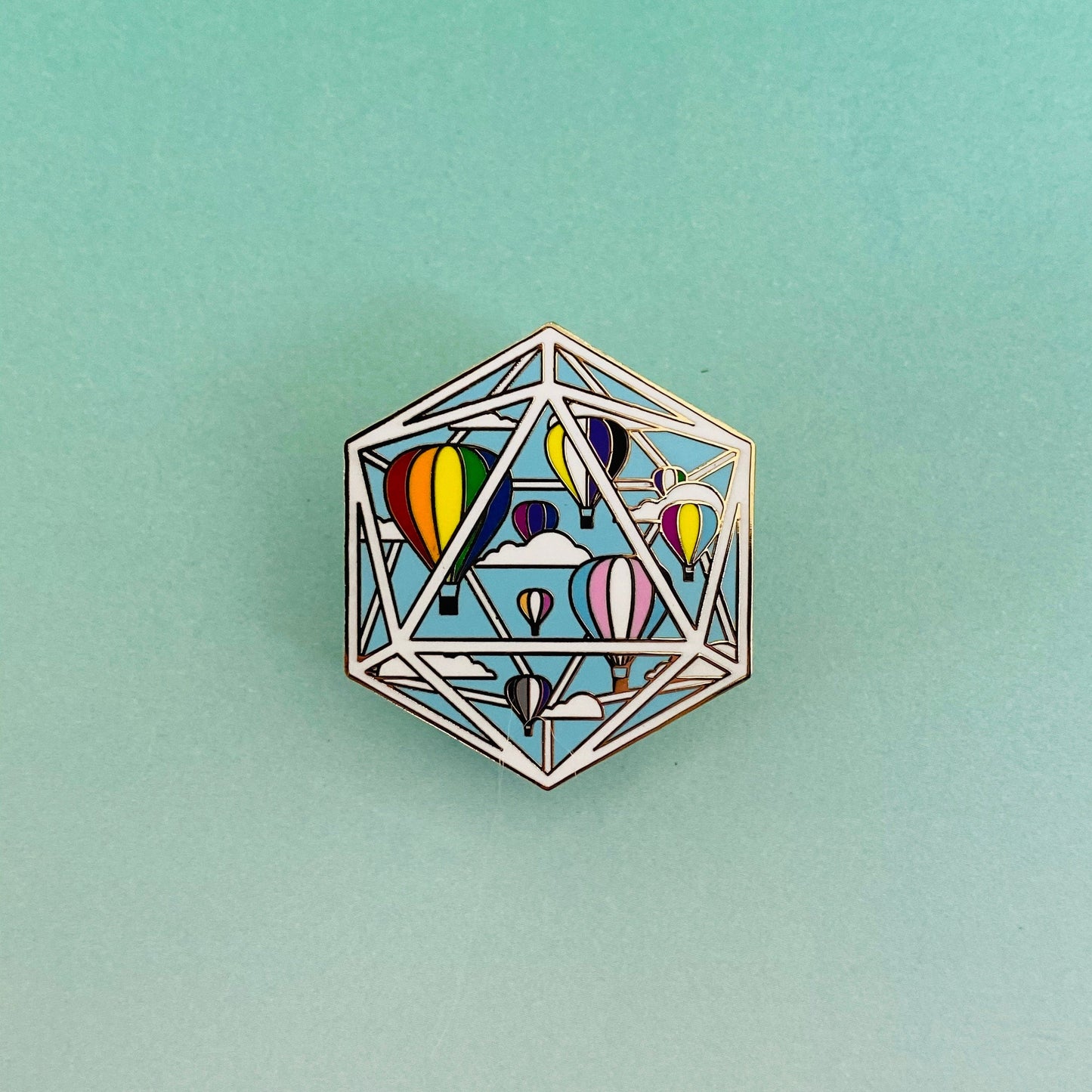 Pride Portal, D&D enamel pin