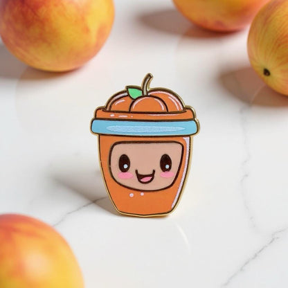 Pumpkin Spice, witchy enamel pin