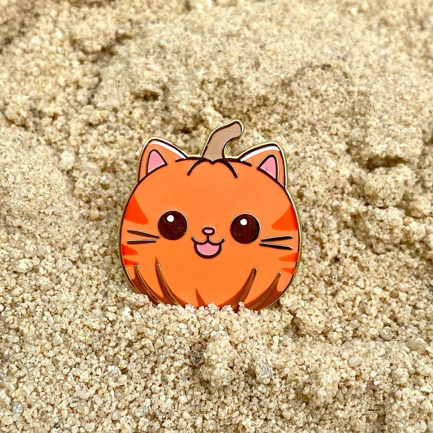 Pus-kin, witchy enamel pin