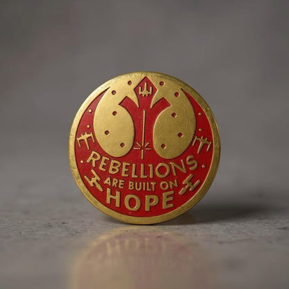 Rebellions are Built on Hope, Star Wars enamel pin