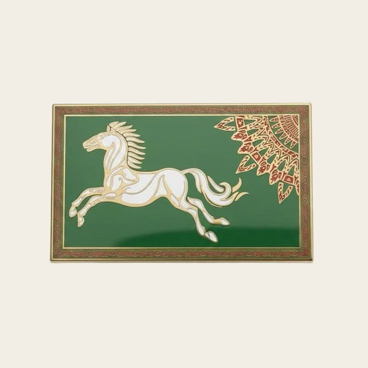 Rohan Flag, LOTR enamel pin