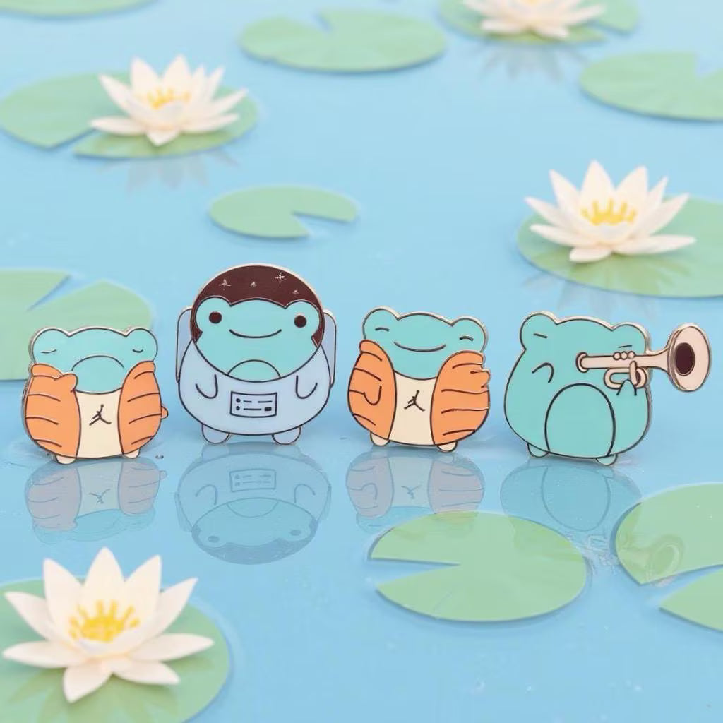 Frog Pin Set