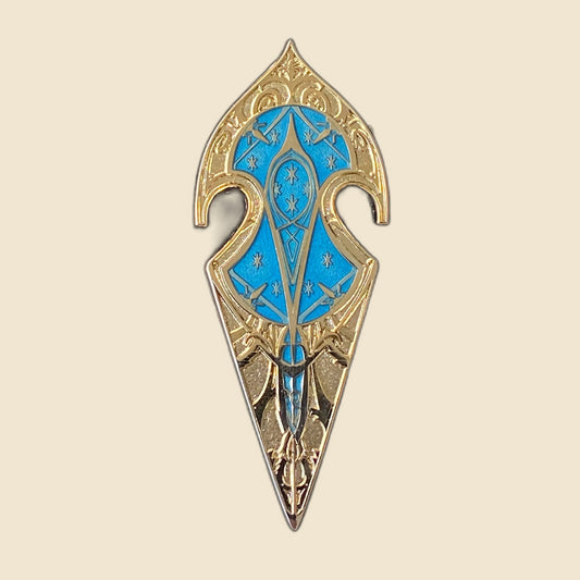 The Shield of Gil Galad on cream background