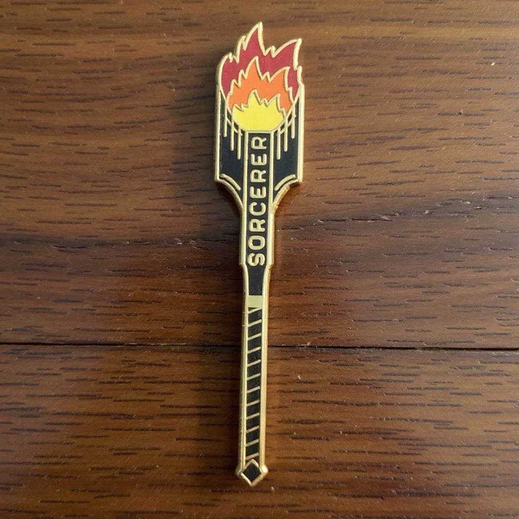 Sorcerer Staff, D&D enamel pin