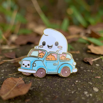 Specter Speedster, witchy enamel pin