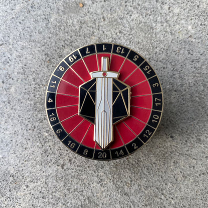 Spinning Sword, D&D enamel pin