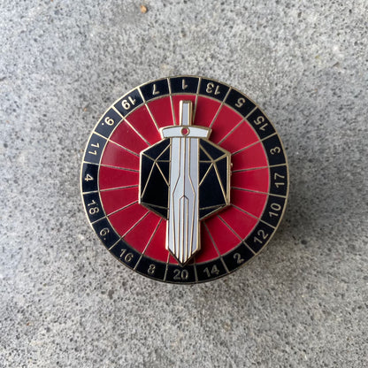 Spinning Sword, D&D enamel pin