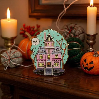 Spooky Hollow, witchy enamel pin
