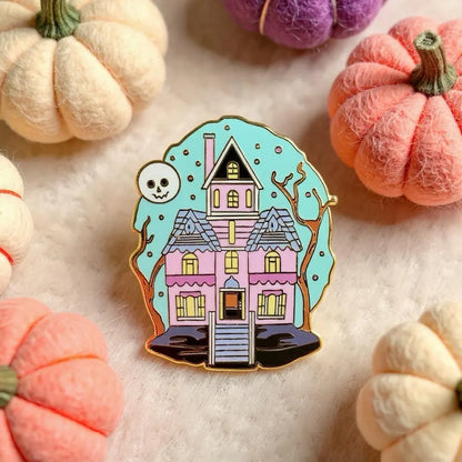 Spooky Hollow, witchy enamel pin