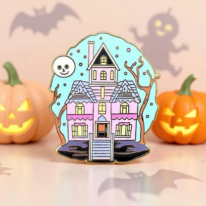 Spooky Hollow, witchy enamel pin