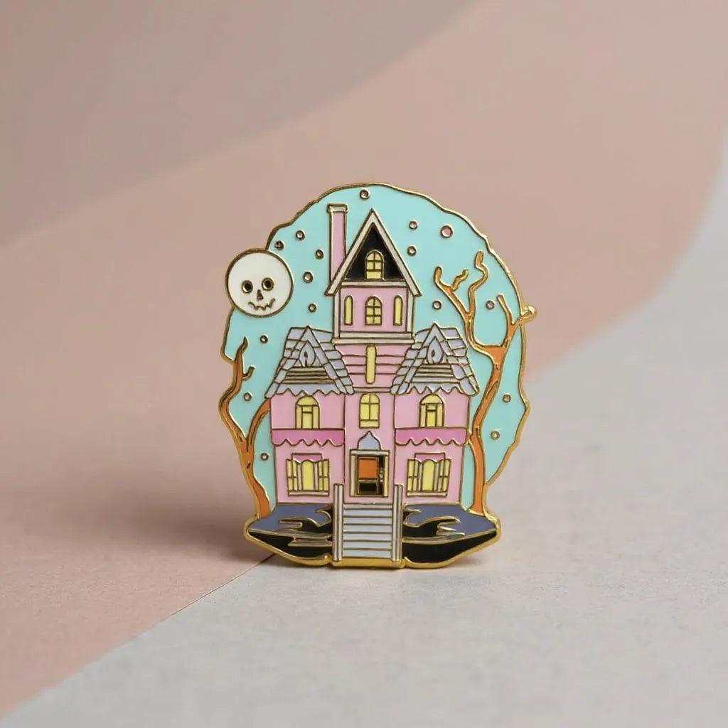 Spooky Hollow, witchy enamel pin
