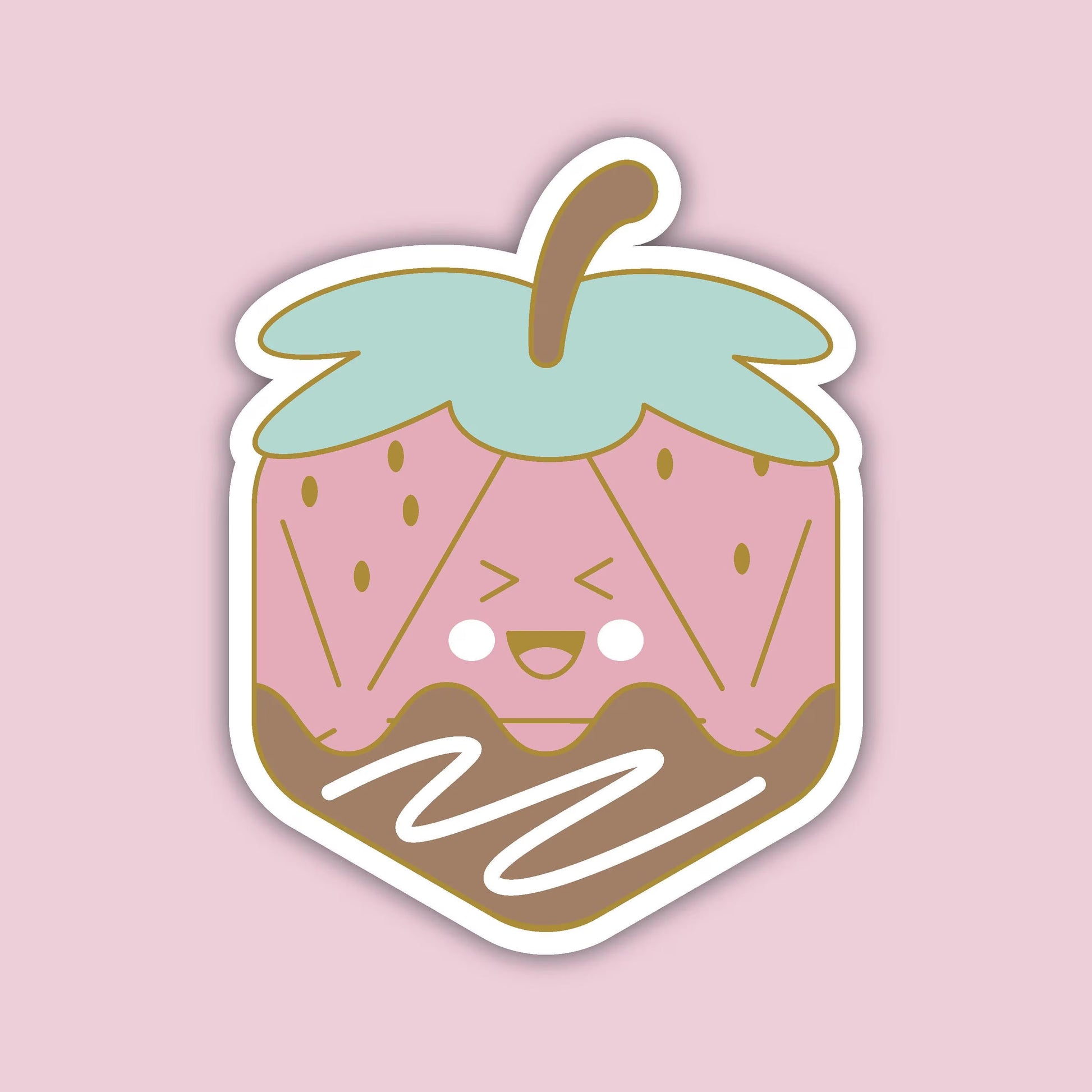 Strawberry Dice, D&D enamel pin