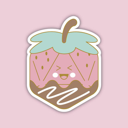 Strawberry Dice, D&D enamel pin