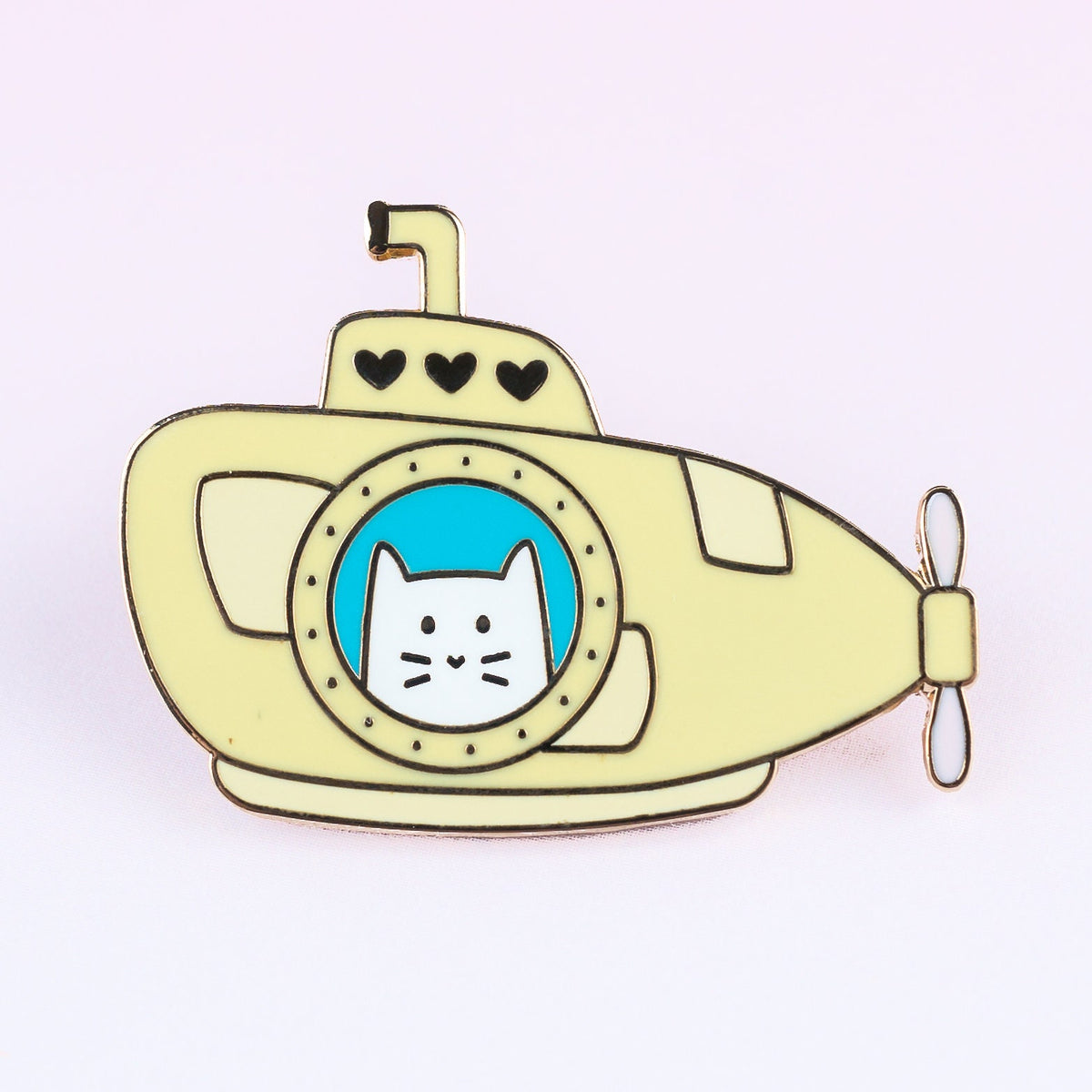 Submarine Frank cat needle minder, third view