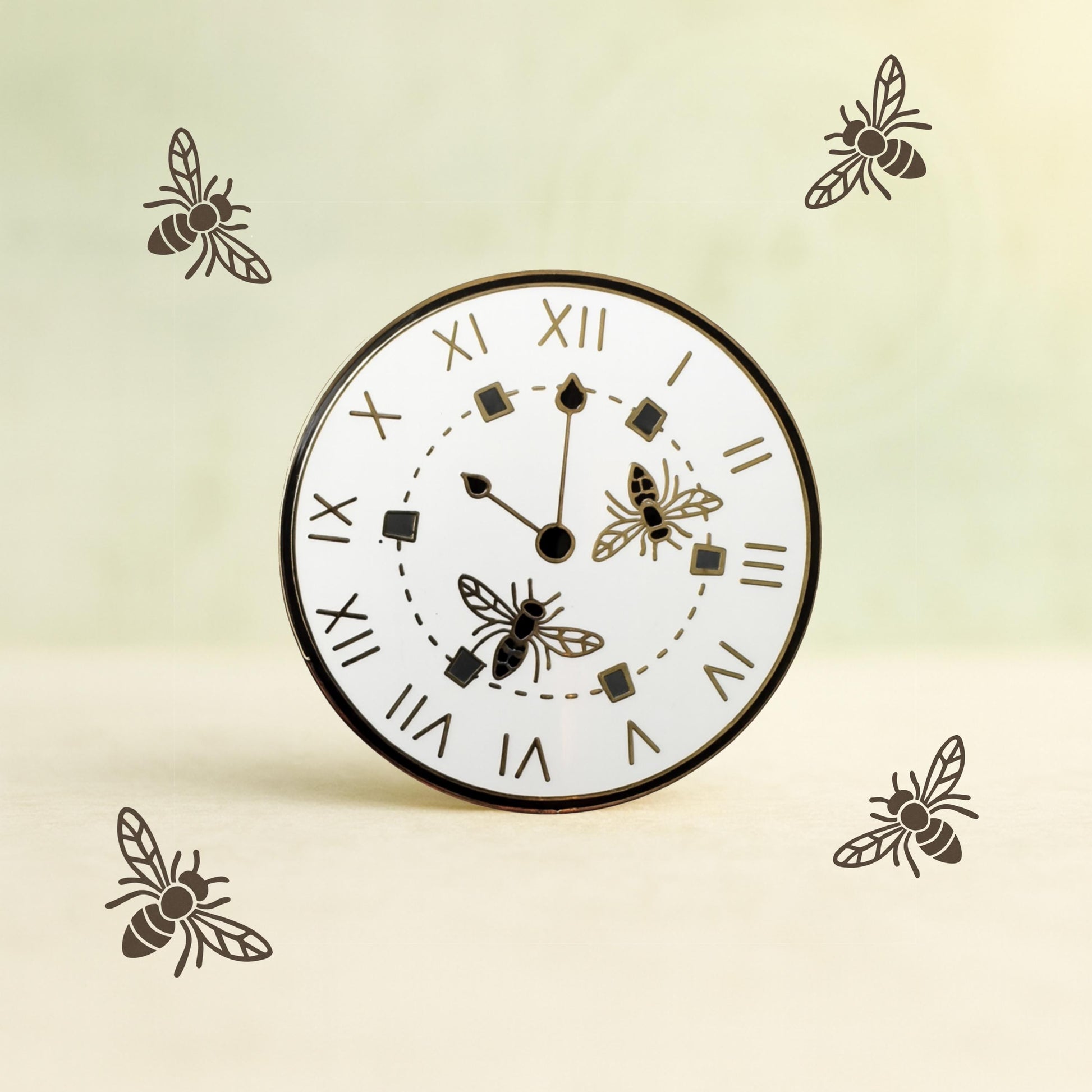 The Wasp Factory Clock, literary enamel pin