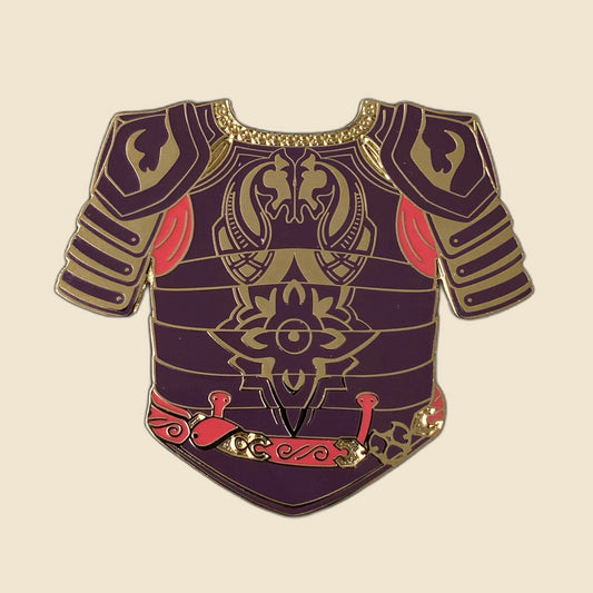 Theoden's Armor on cream background