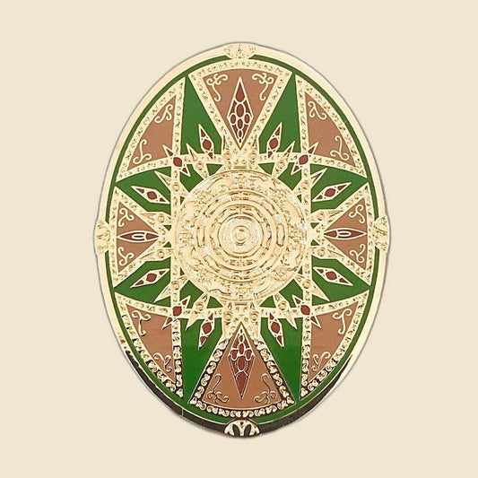 Theoden's Shield on cream background