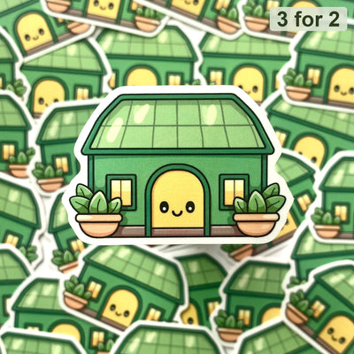 Tiny Greenhouse Sticker