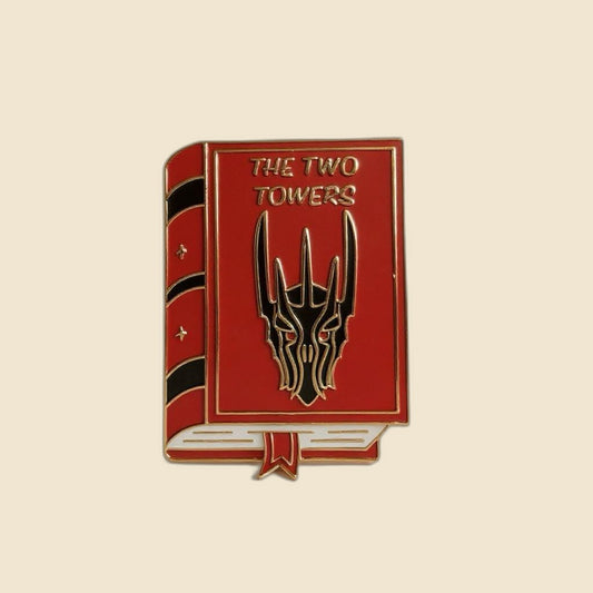 Titles of Middle Earth: The Two Towers on cream background