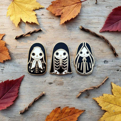 Triple Goddess Pack, witchy enamel pin