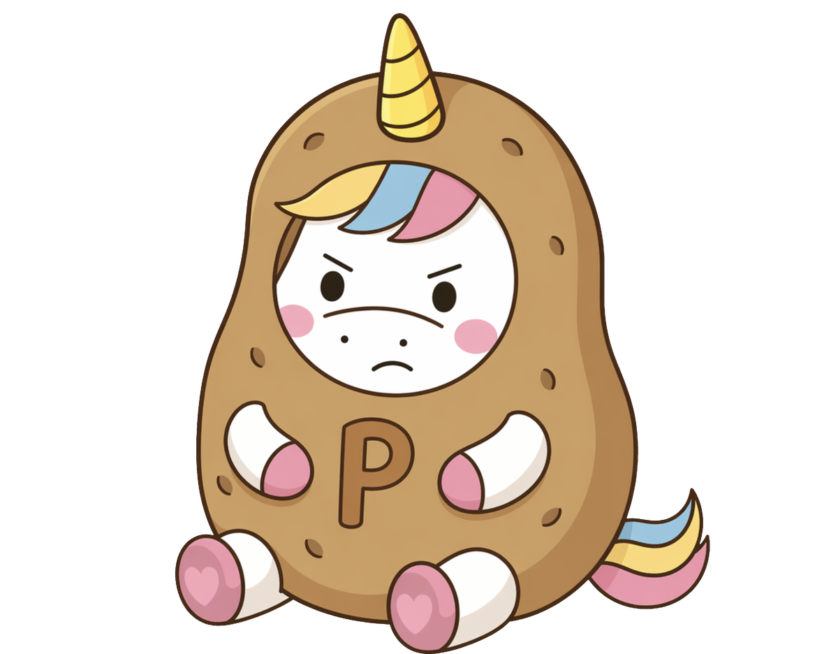 Grumpy Unicorn - Potato