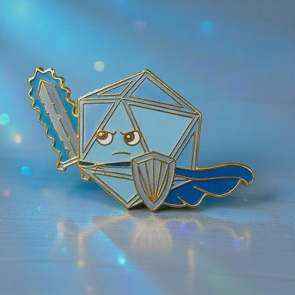 Vanguard Defender D20, D&D enamel pin