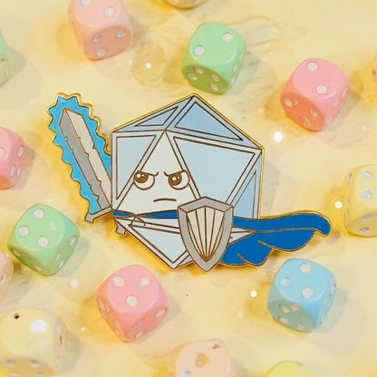 Vanguard Defender D20, D&D enamel pin