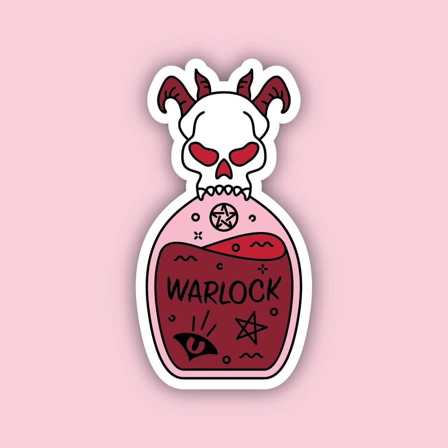 Warlock Vessel Sticker, D&D sticker