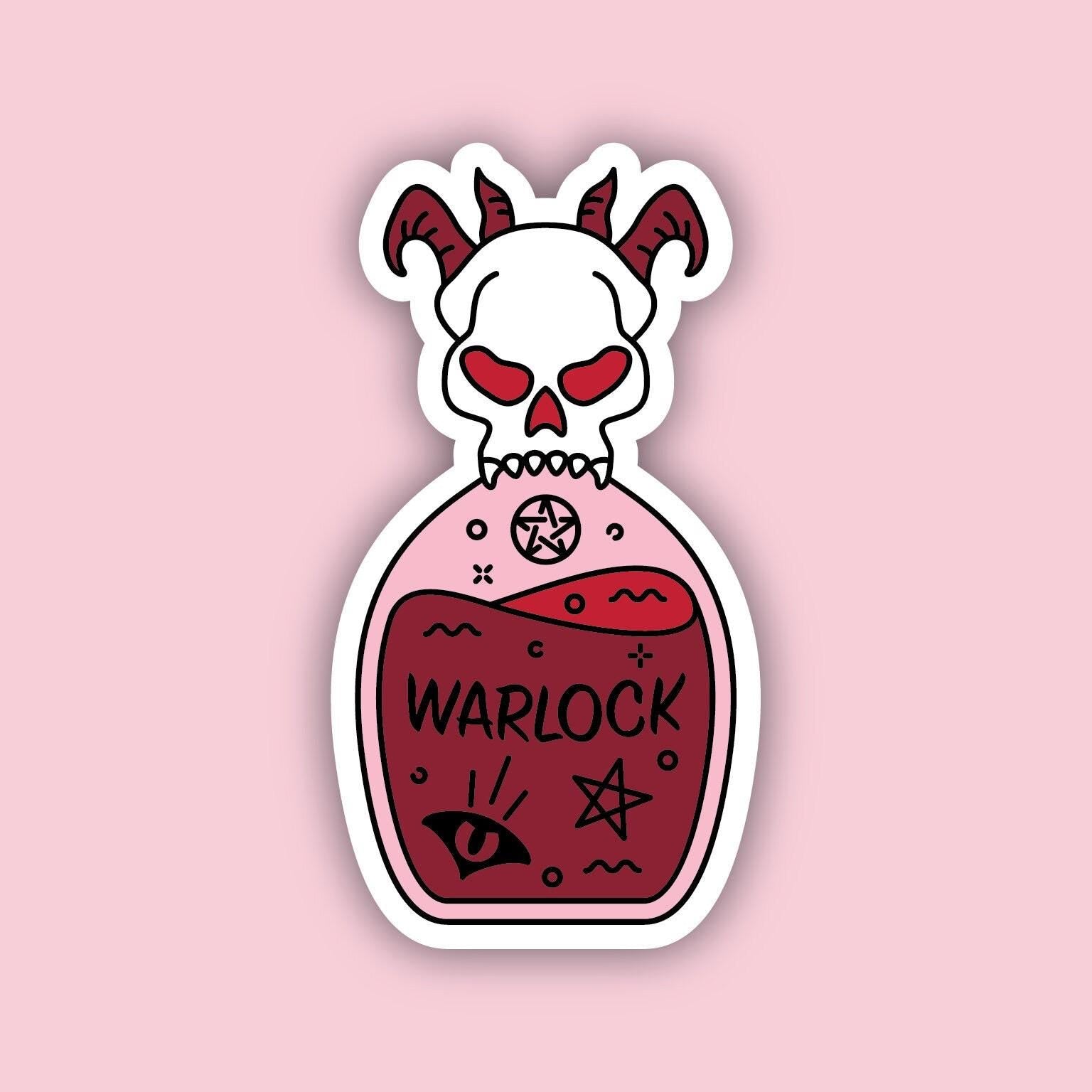 Warlock Vessel Sticker, D&D sticker