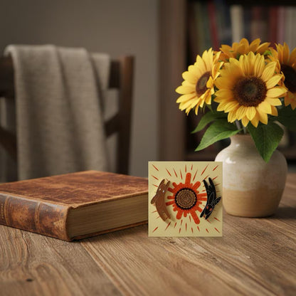 Inlé & El-Ahrairah, literary enamel pin