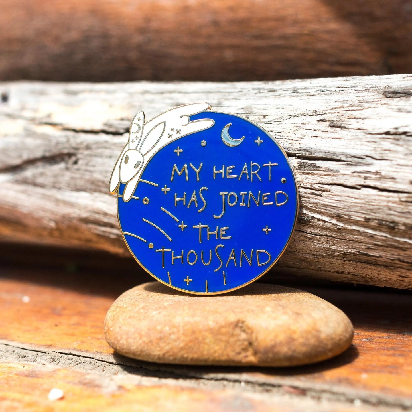 Joined the Thousand, literary enamel pin