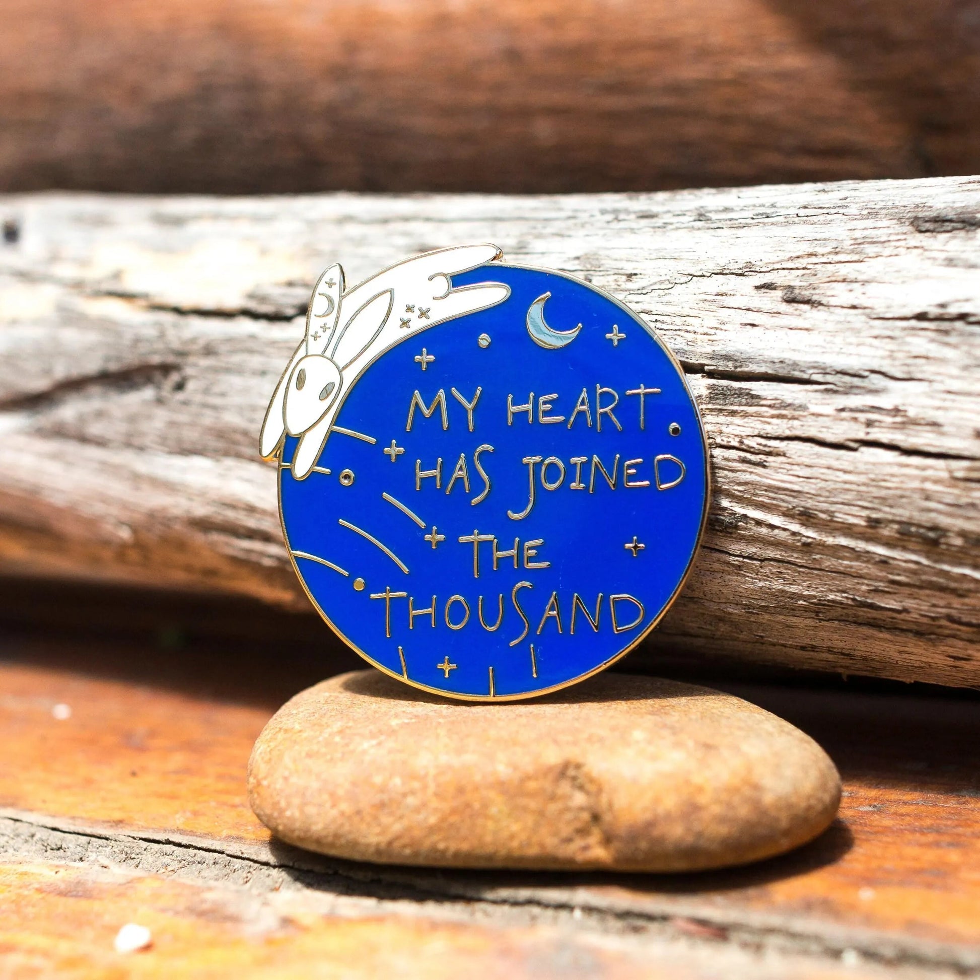 Joined the Thousand, literary enamel pin