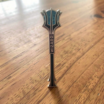 Wizard Staff, D&D enamel pin