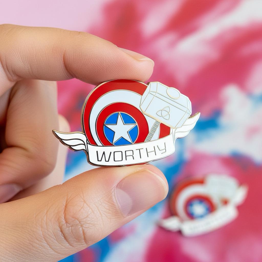 Testament of Worthiness, Marvel enamel pin