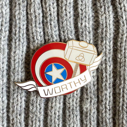 Testament of Worthiness, Marvel enamel pin