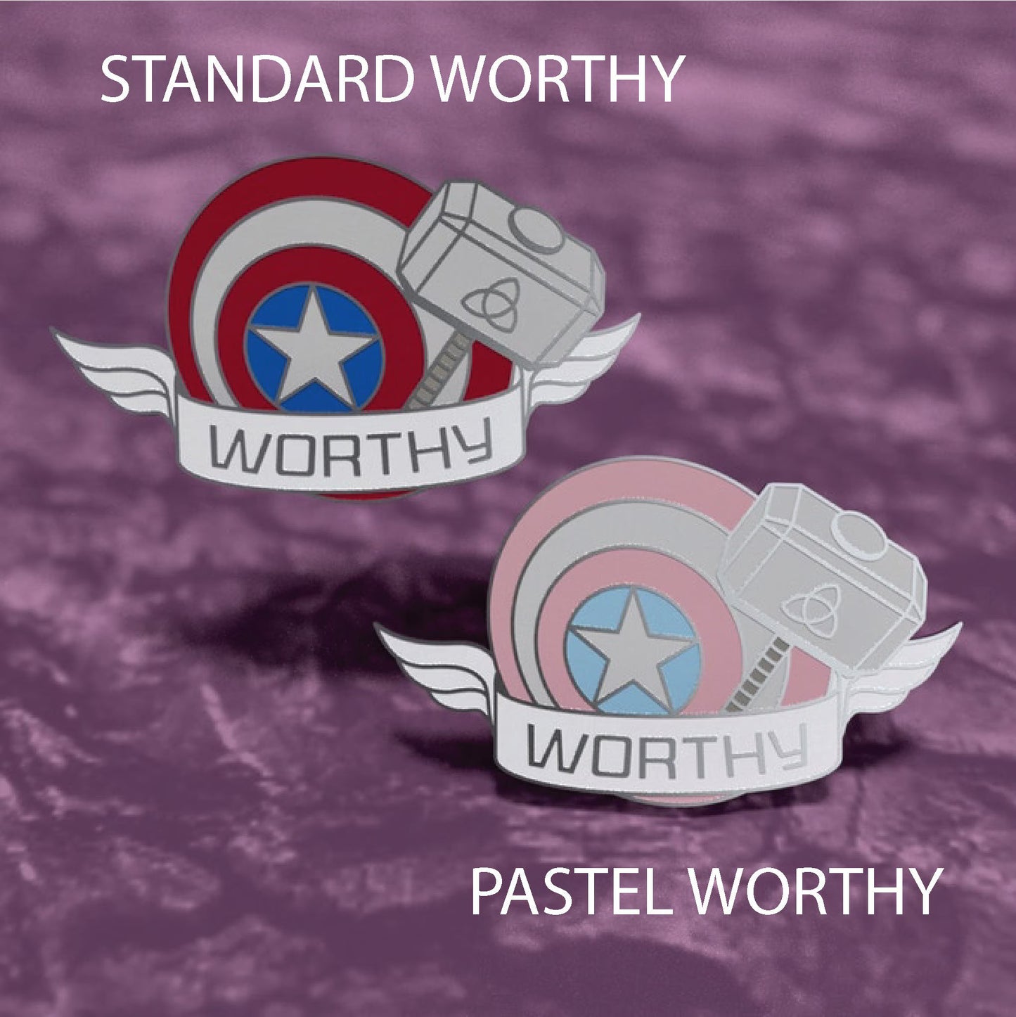 Testament of Worthiness, Marvel enamel pin