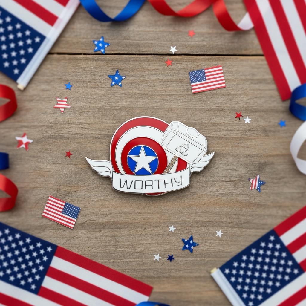 Testament of Worthiness, Marvel enamel pin