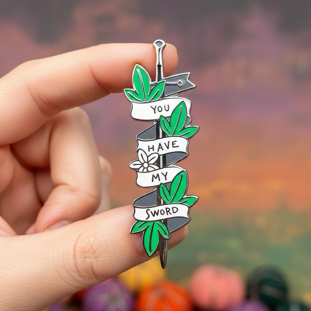 You Have My Sword, LOTR enamel pin